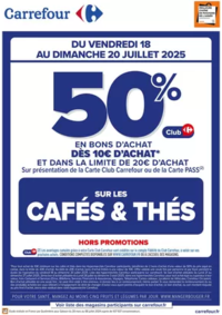 Prospectus Carrefour ECULLY : OPERATION BON D’ACHAT SUR LES CAFES & THES