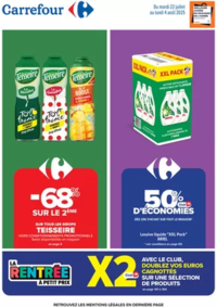 Prospectus Carrefour BRIVE : LA RENTRÉE A PETIT PRIX X2