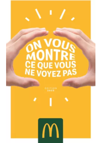 Prospectus McDonald's - PARIS 42 : ON VOUS MONTRE CE QUE VOUS NE VOYEZ PAS
