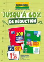 Prospectus Bureau Vallée : Jusqu’à 60% de réduction