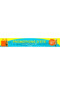 Prospectus Bleu cerise CC Auchan Aubagne  : Promotions d'été