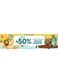 Prospectus KING JOUET NIORT : Offre Jeux de société : Le 2ème à -50%