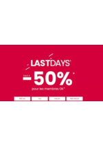 Prospectus Okaïdi : Last days jusqu'à -50%