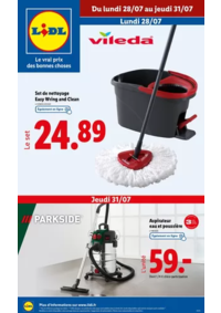 Prospectus Lidl NEVERS : Découvrez une sélection de produits de sport, ménage et ameublement en supermarché Lidl !