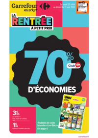 Prospectus Carrefour Drive LA FLECHE : LA RENTRÉE À PETIT PRIX