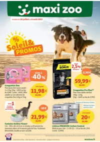Prospectus Maxi zoo Proville : % Soleil & Promos