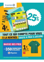 Prospectus E.Leclerc : RENTREE DES CLASSES