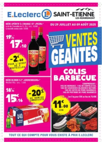 Prospectus E.Leclerc ST ETIENNE LES REMIREMONT : VENTES GEANTES