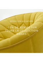 Prospectus Cinna : Profitez de -15% sur nos sièges tapissés en Alcantara