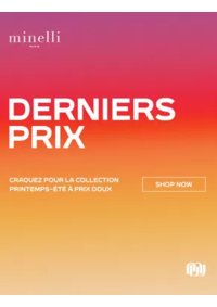 Prospectus Minelli Paris 33 AVENUE TERNES : Derniers prix !