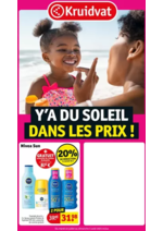 Prospectus Kruidvat : Y’A DU SOLEIL DANS LES PRIX !