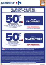 Prospectus Carrefour Market : OPÉRATION BON D’ACHAT SUR FROMAGES & CHARCUTERIE