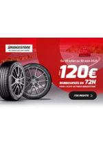 Prospectus Profil + : Jusqu’à 120€ remboursés avec BRIDGESTONE chez Profil Plus !