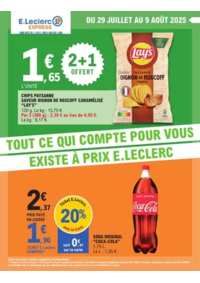 Prospectus E.Leclerc Express Pierry : TOUT CE QUI COMPTE POUR VOUS EXISTE À PRIX E.LECLERC