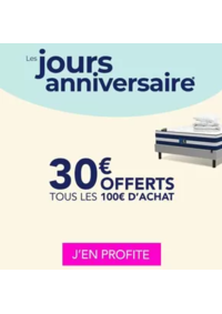 Prospectus La Compagnie du Lit Paris 12ème - Daumesnil : Les jours Anniversaire