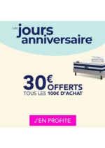Prospectus La Compagnie du lit : Les jours Anniversaire