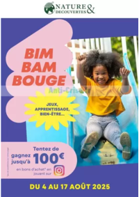 Prospectus Nature & Découvertes MÉRIGNAC : BIM BAM BOUGE