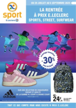 Prospectus Sport et Loisirs E.Leclerc : Sports, street, surfwear