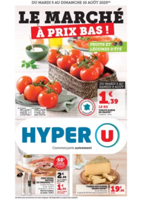 Prospectus Hyper U SAINT PHILBERT DE GRAND LIEU : Le marché à prix bas!