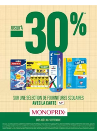Prospectus Monoprix MULHOUSE : GUIDE DE RENTREE
