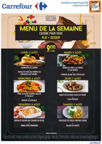 Prospectus Carrefour : MENU CAFÉTÉRIA