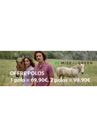 Prospectus Revendeur Mise Au Green BEAUVAIS : OFFRE POLOS 1 polo = 69,90€, 2 polos = 99,90€