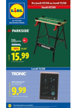 Prospectus Lidl : Profitez de fournitures scolaires, jeux, accesoires, et équipements de sport !
