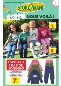 Prospectus Stokomani Pau : 1 SWEAT + 1 BAS DE JOGGING
