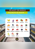 Aout fruits & legumes - Biomonde