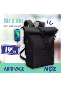 Prospectus NOZ Villers-Cotterêts : ARRIVAGE Sac à dos
