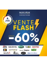 Prospectus Pacific Pêche MONTBELIARD - VOUJEAUCOURT  : Jusqu'à -60% sur une sélection de grandes marques .Disponible en magasin et sur le web !