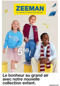 Prospectus Zeeman Barentin : Le bonheur au grand air avec notre nouvelle collection enfant.