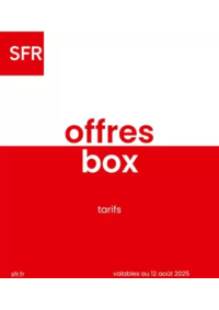 Prospectus SFR Paris 2e Arrondissement : Offres box