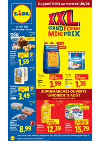 Prospectus Lidl AUDRUICQ : Vos produits du quotidien sont en format XXL chez Lidl, faites des économies !