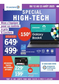 Prospectus E.Leclerc COGNAC : HIGH-TECH RENTREE DES ELEVES