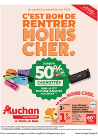 Prospectus Auchan Supermarché Orchies : C'est bon de rentrer moins cher