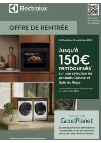 Prospectus Boulanger Angoulême - Champniers : OFFRE Electrolux : jusqu'à 150€ remboursés !