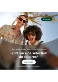 Prospectus Général d'Optique VIENNE : -20% sur une sélection de solaire