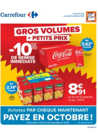 Prospectus Carrefour MARGENCEL : GROS VOLUMES = PETITS PRIX