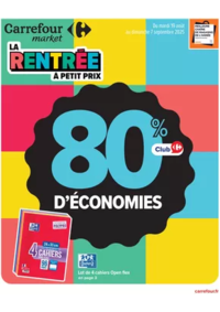 Prospectus Carrefour Drive RAILLENCOURT SAINTE OLLE : 80 % D'ÉCONOMIES
