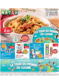 Prospectus Supermarchés Match Tourcoing Fleurus : C'EST TOUS LES JOURS LE MARCHÉ