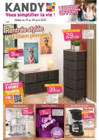 Prospectus KANDY CHAUNY : Rentrée stylée et bien pensée !