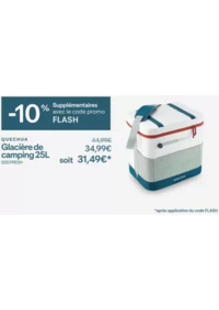 Prospectus DECATHLON Claye Souilly : -10% avec le code FLASH