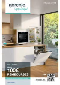 Prospectus Boulanger Cesson : OFFRE Gorenje: jusqu'à 100€ remboursés !
