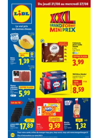 Prospectus Lidl PONT DE ROIDE : Plus c'est grand, plus c'est fou ! Les formats XXL sont encore en rayon chez Lidl.