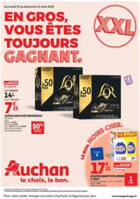 Prospectus Auchan SAINT-QUENTIN LE FAYET : XXL : En gros, vous êtes toujours gagnant