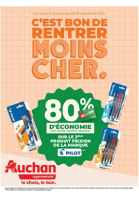 Prospectus Auchan Supermarché Saint-Germain-lès-Corbeil : C’EST BON DE RENTRER MOINS CHER.
