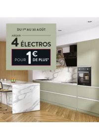 Prospectus Cuisine plus Avignon - Vedène : JUSQU'À 4 ÉLECTROS POUR 1€ DE PLUS !
