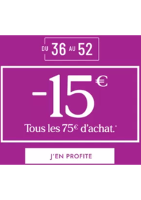 Prospectus Christine Laure Béziers : -15€ tous les 75€ d'achat* !