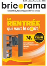 Prospectus  : La rentrée qui vaut le coût !